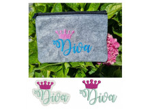 Stickdatei - Diva mit Krone in 2 Varianten